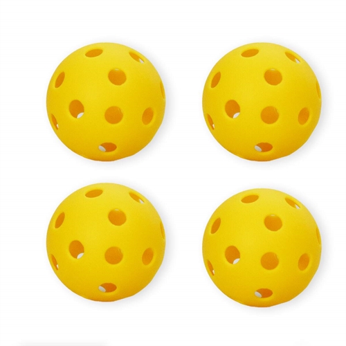 ASG Standard inomhus pickleballbollar – Gul - 4 st.